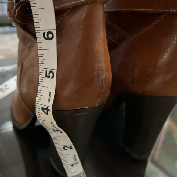 J Crew Women’s Leather Mid Calf Heels Boots. Size 8.5 - Picture 11 of 13